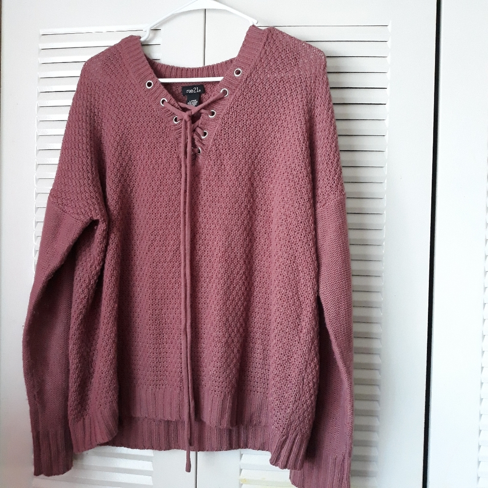Rue 21 sweater, size large.